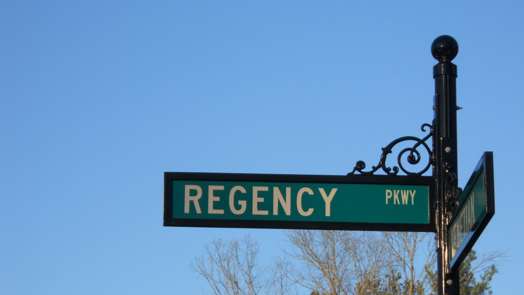 105 Tattenhall Regency Neighborhood Street Sign